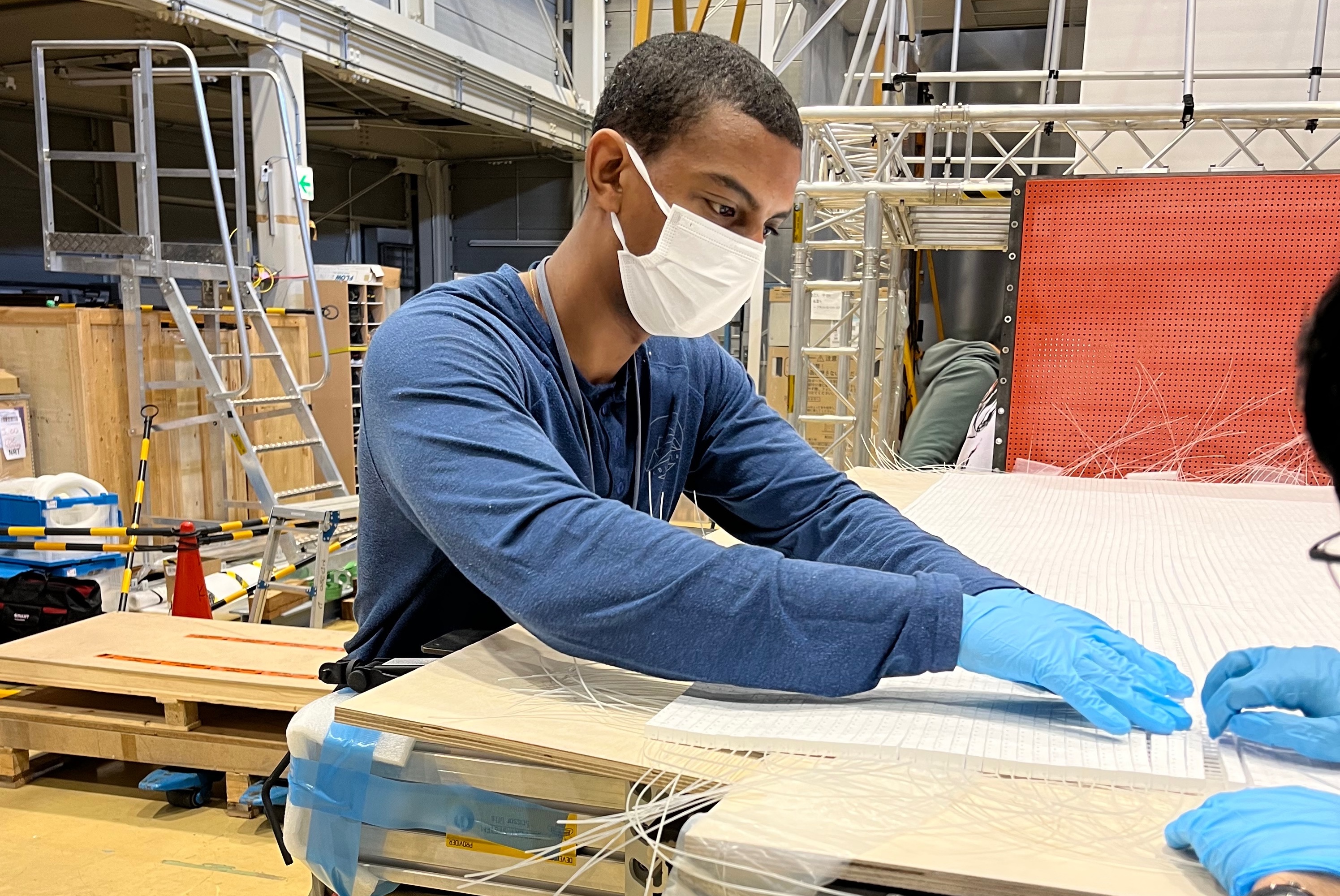 Construction of the Super Fine Grain Detector